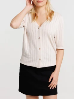Gilet manches courtes femme