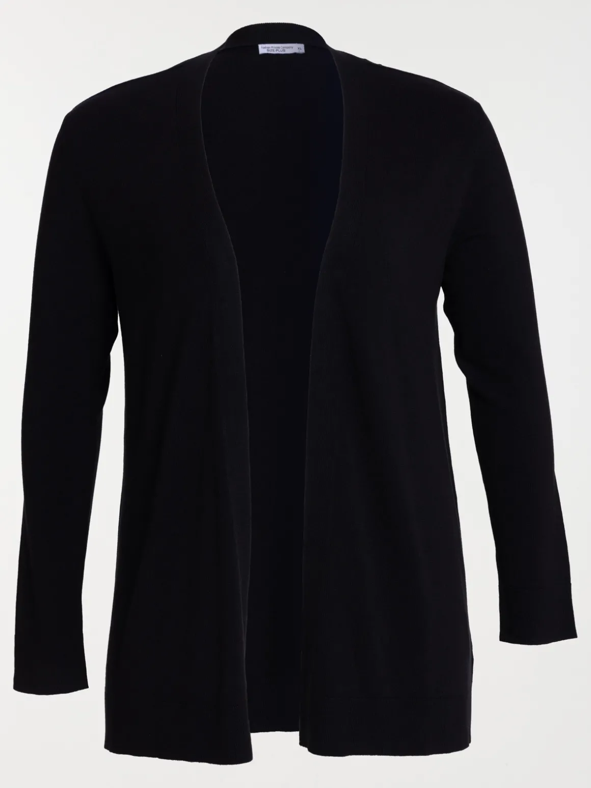 Gilet noir grande taille femme