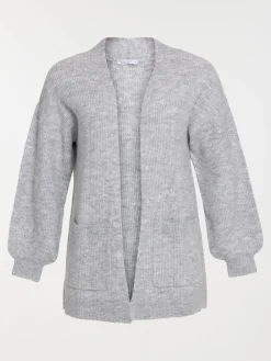 Gilet ouvert grande taille femme