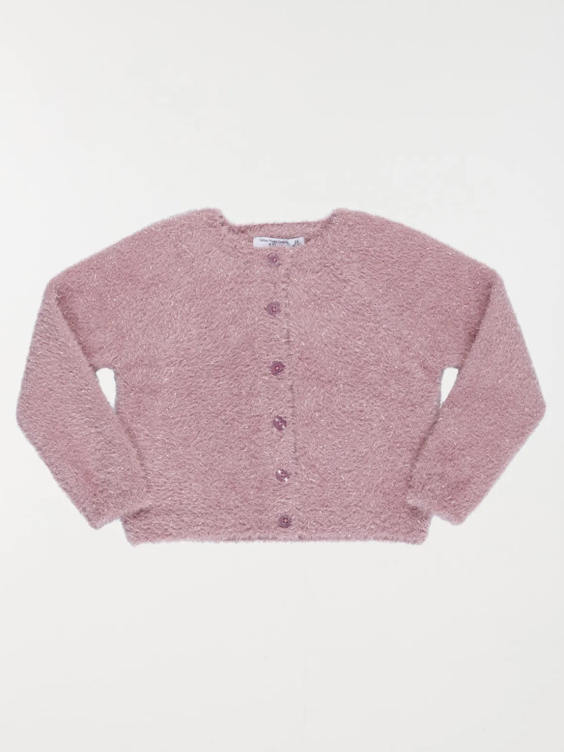 Gilet quartz rose fille (3-12A)