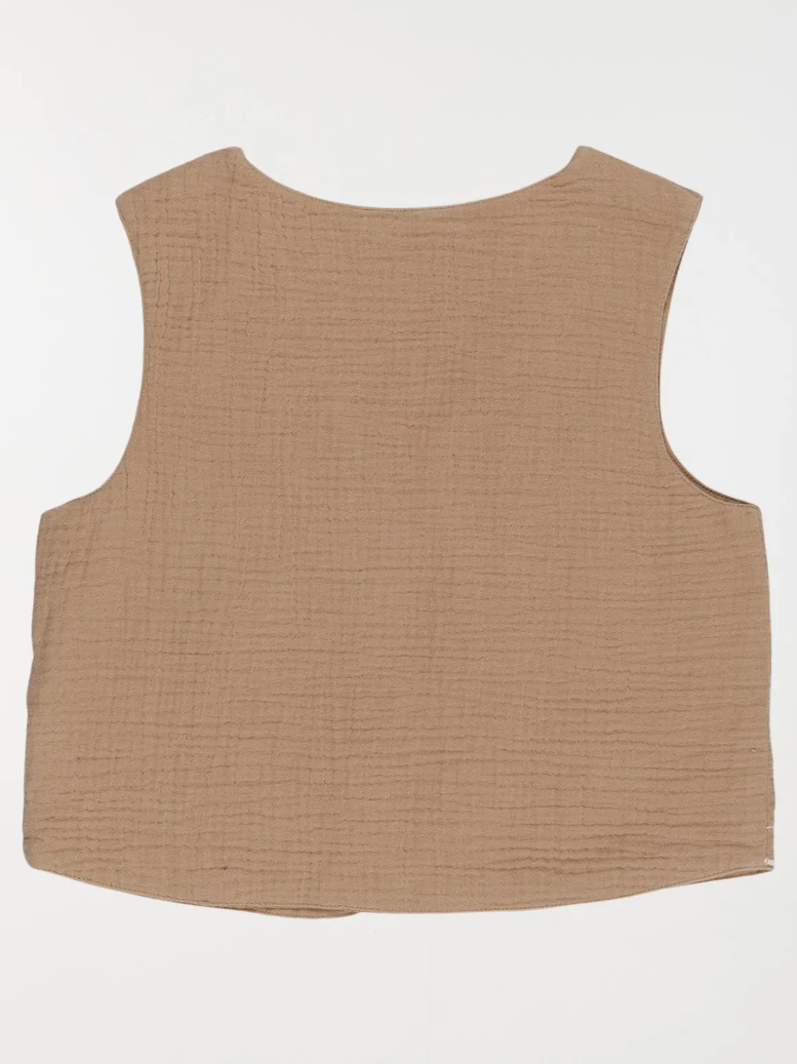 Gilet sans manches brodé fille (3-12A)