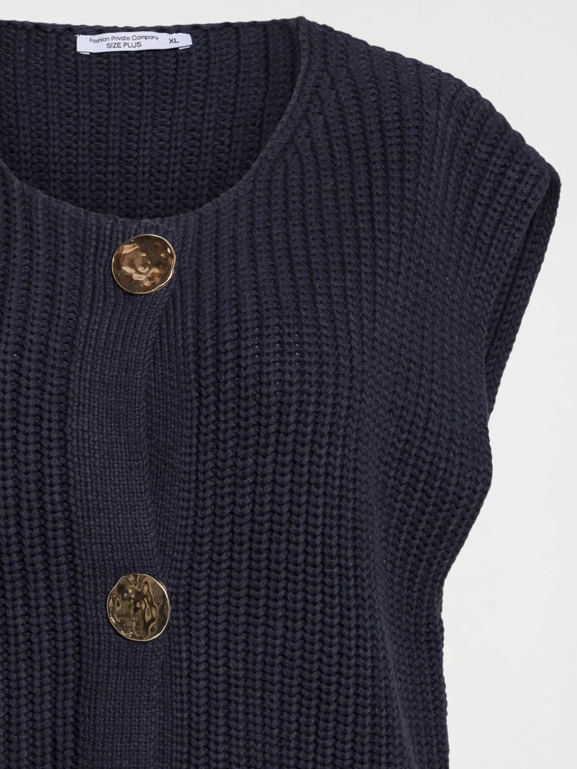 Gilet sans manches grande taille femme
