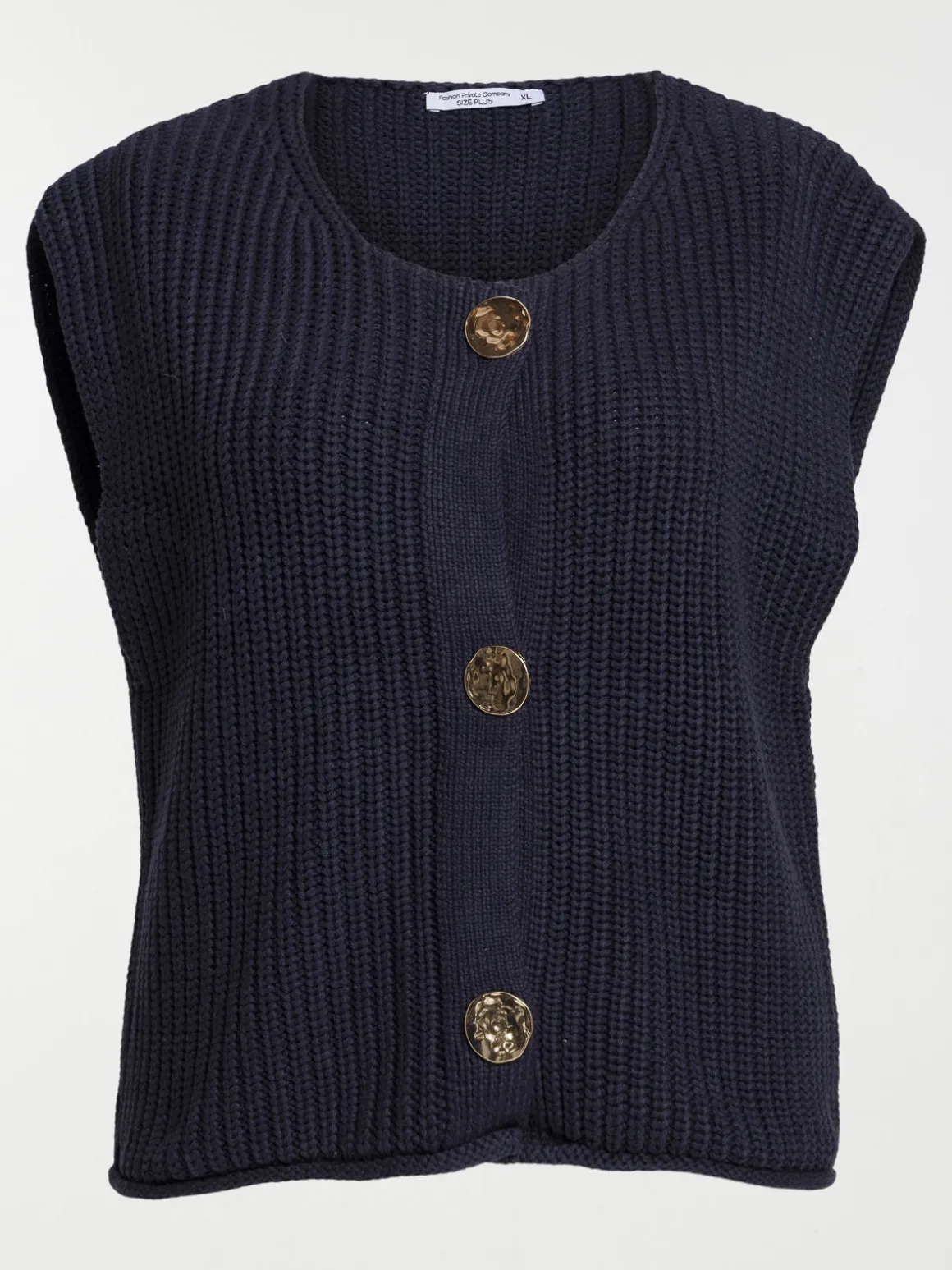 Gilet sans manches grande taille femme