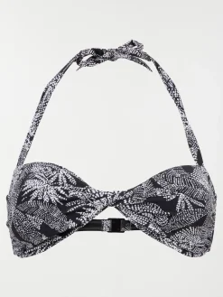 Haut de maillot de bain imprimé femme