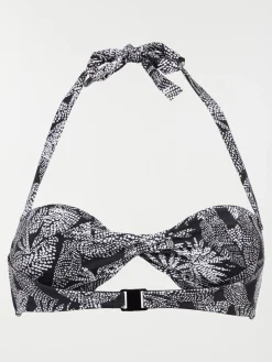 Haut de maillot de bain imprimé femme