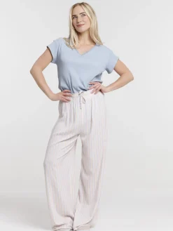 Haut de pyjama ciel femme