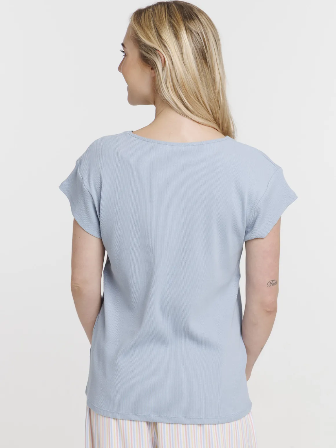 Haut de pyjama ciel femme