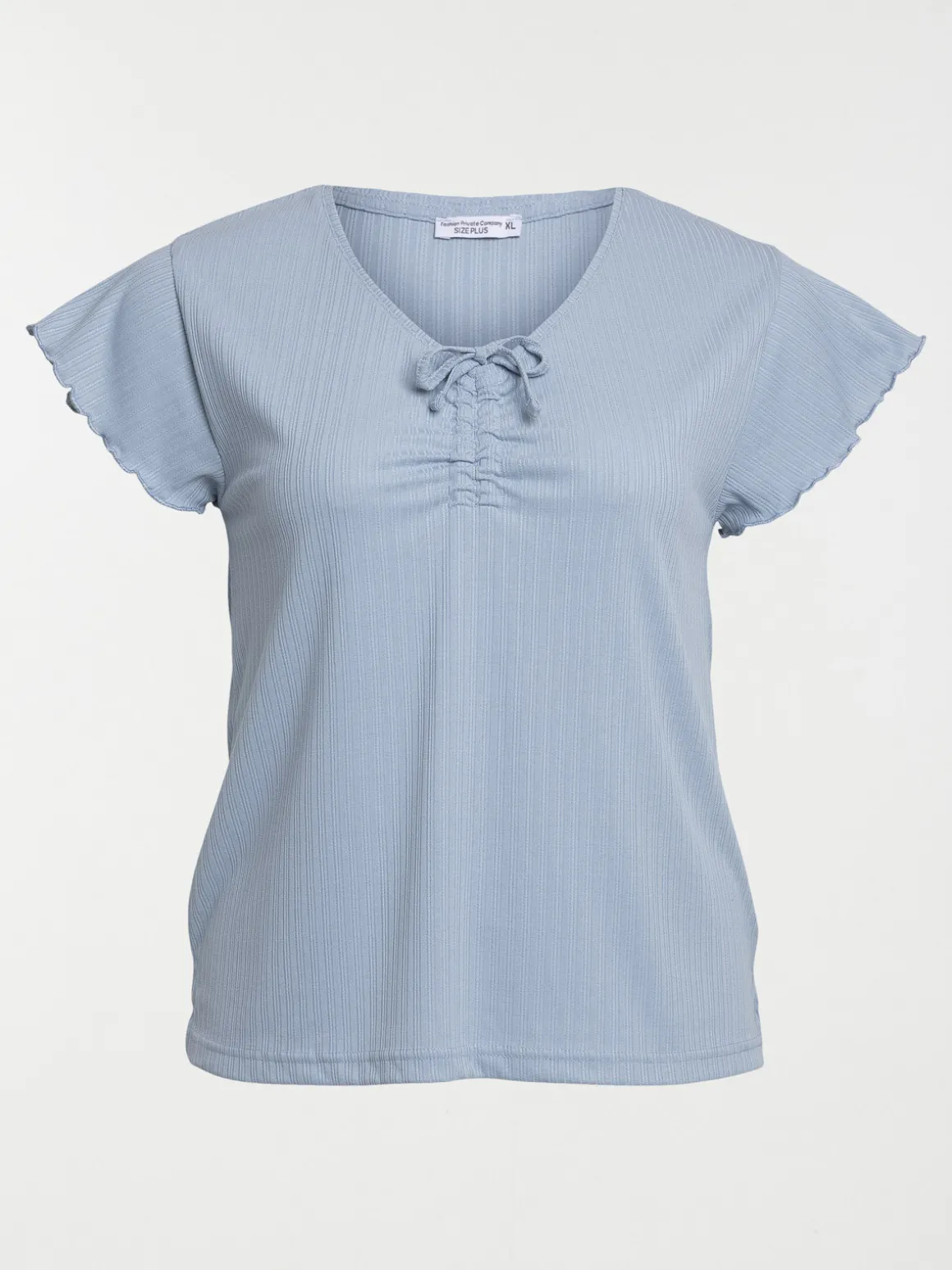 Haut de pyjama ciel grande taille femme