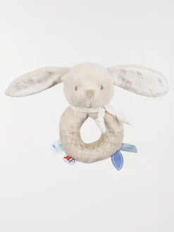 Hochet peluche lapin 16 cm