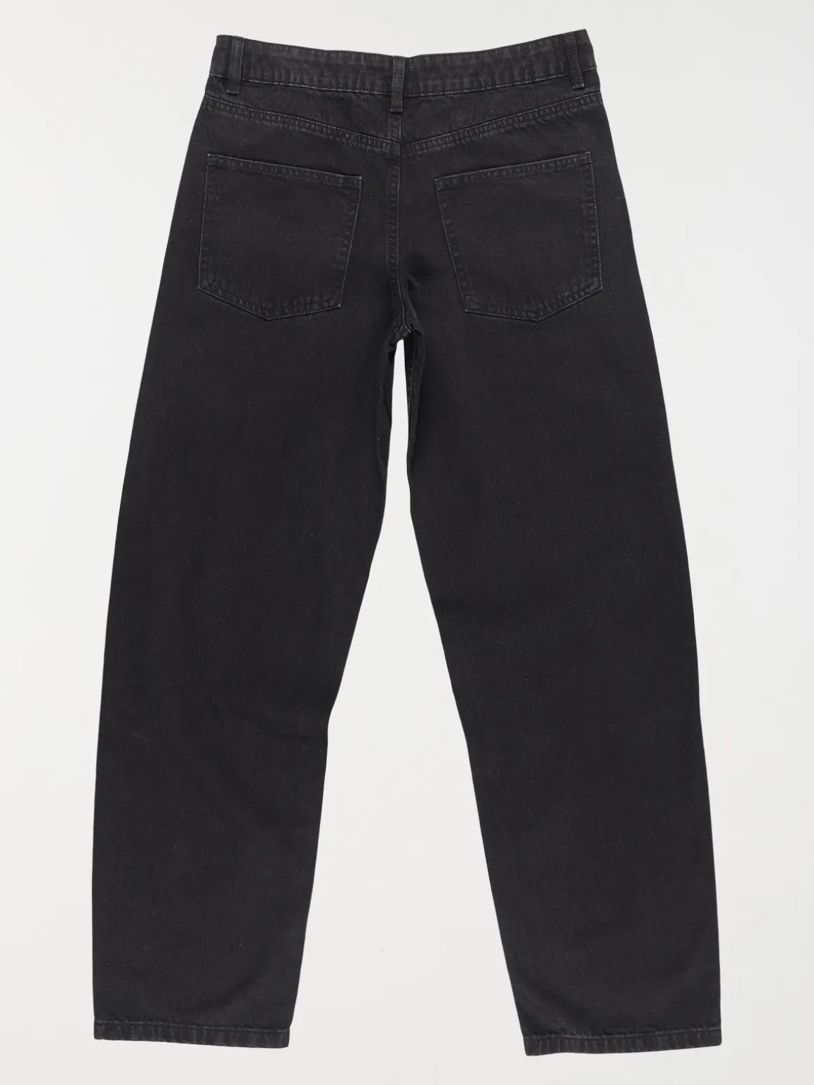 Jean baggy noir bleach garçon (XXS-M)
