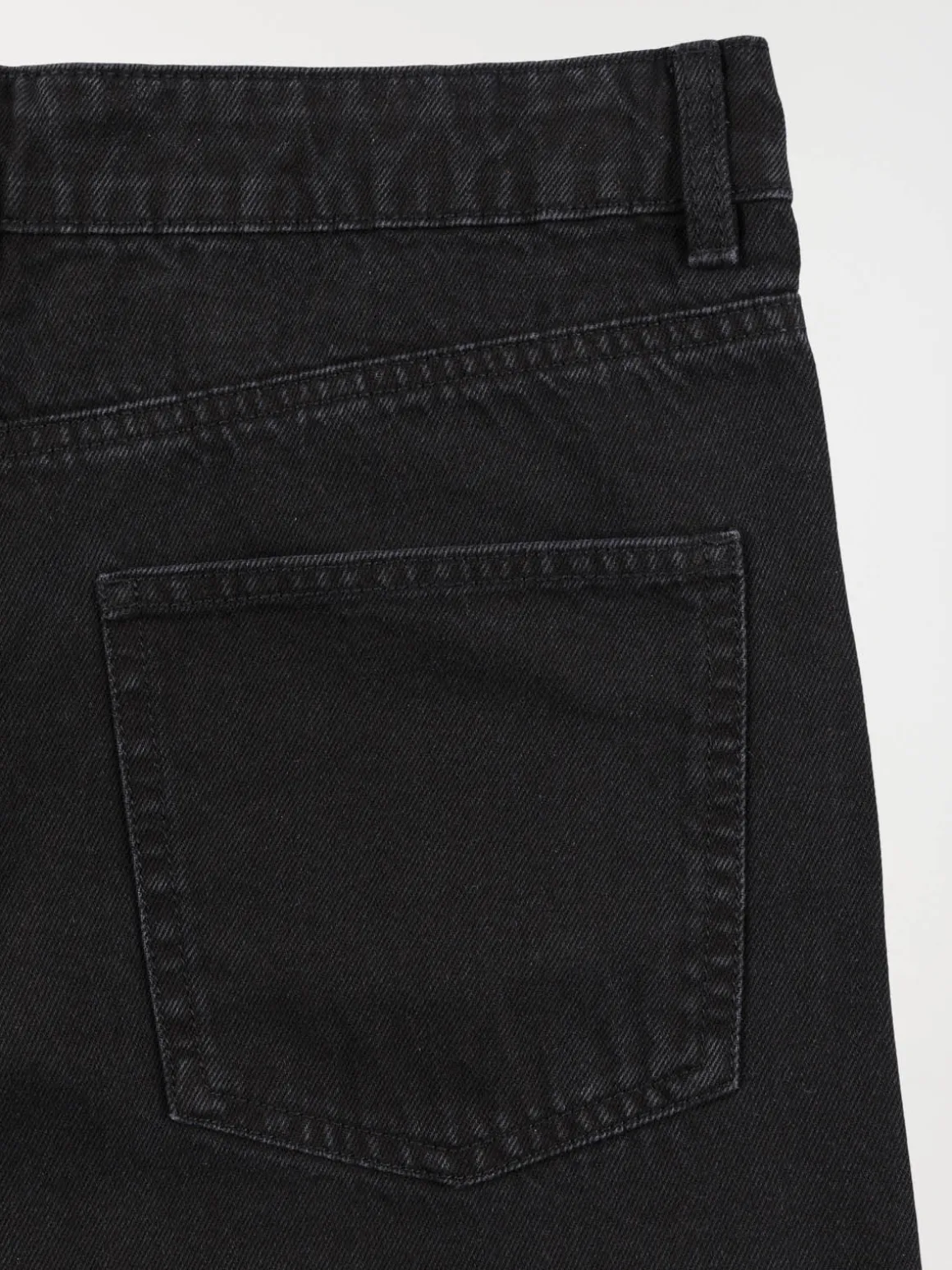 Jean baggy noir bleach garçon (XXS-M)