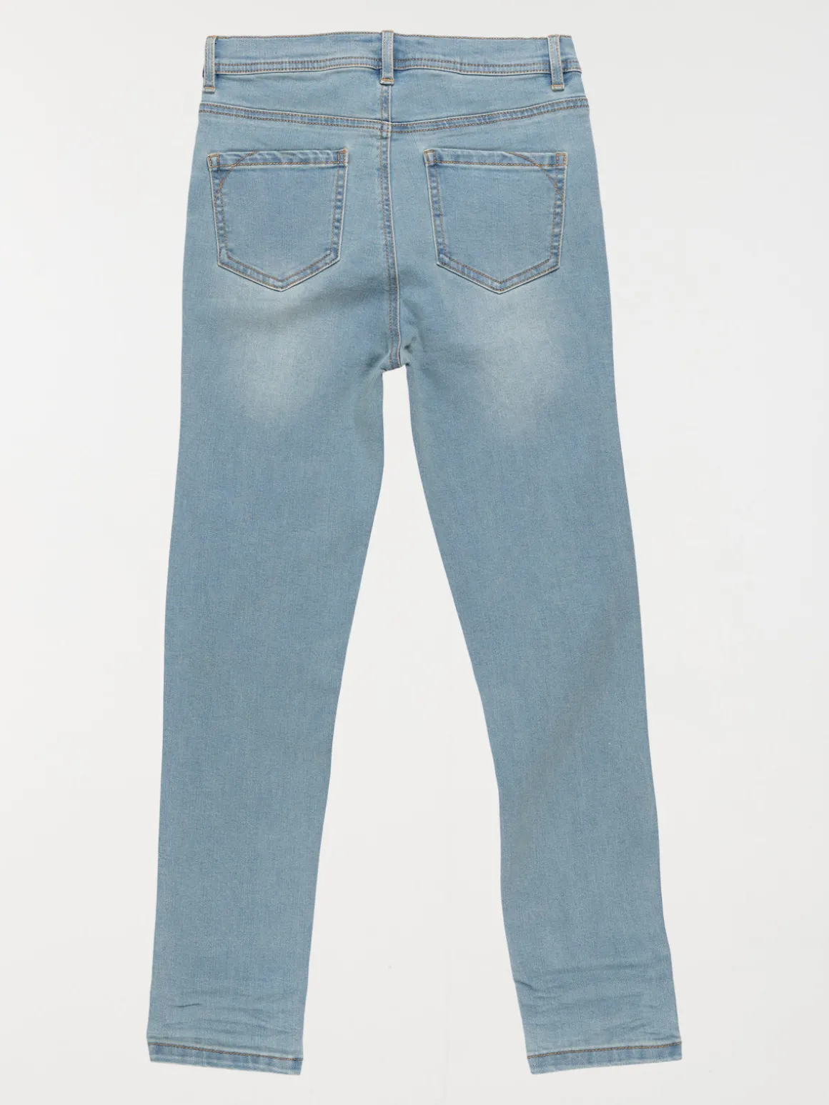 Jean bleached boutonné fille (XXS-M)