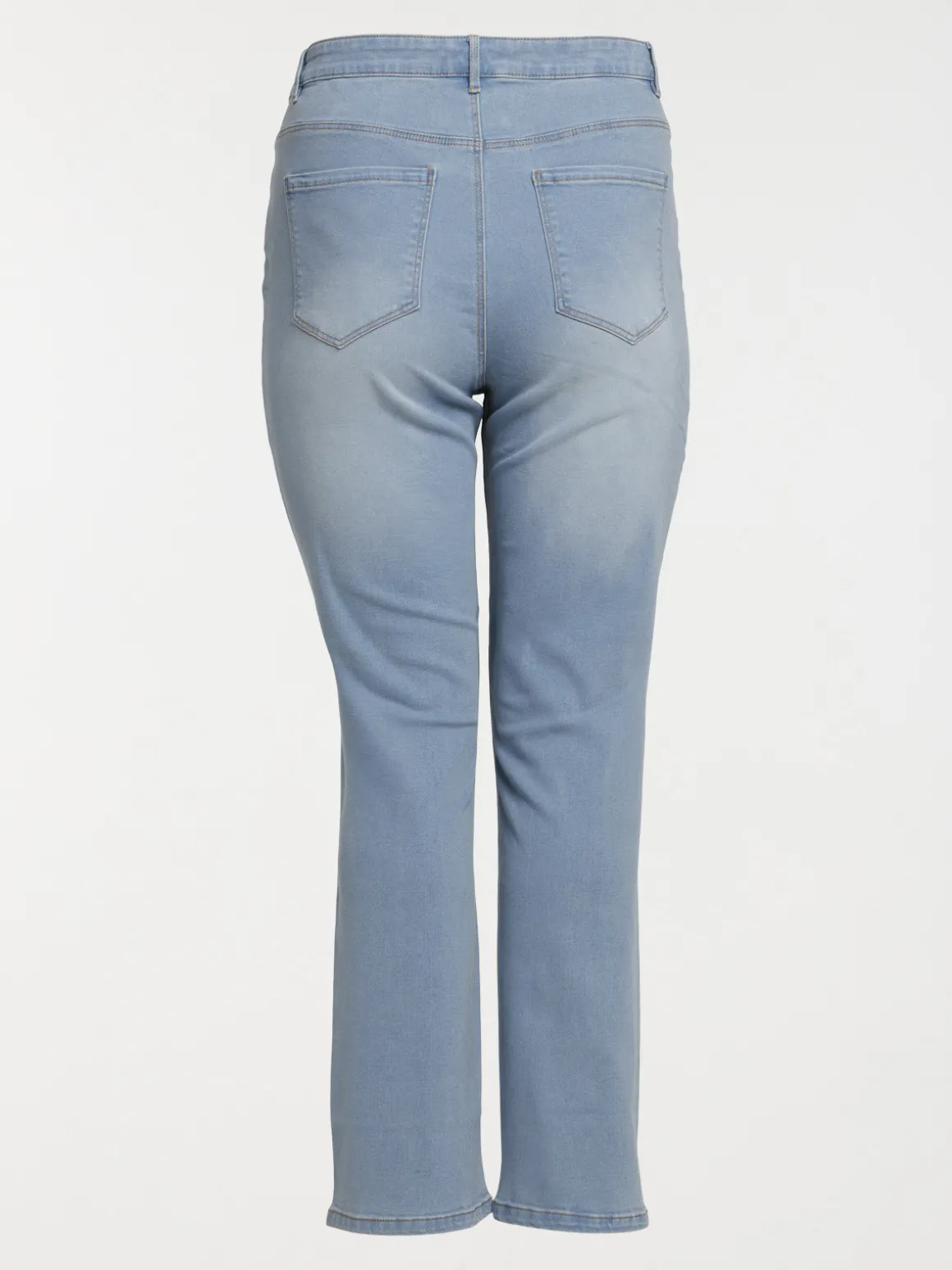 Jean bootcut bleach grande taille femme