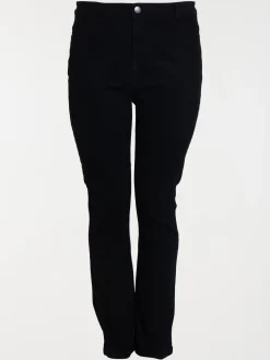 Jean bootcut noir grande taille femme