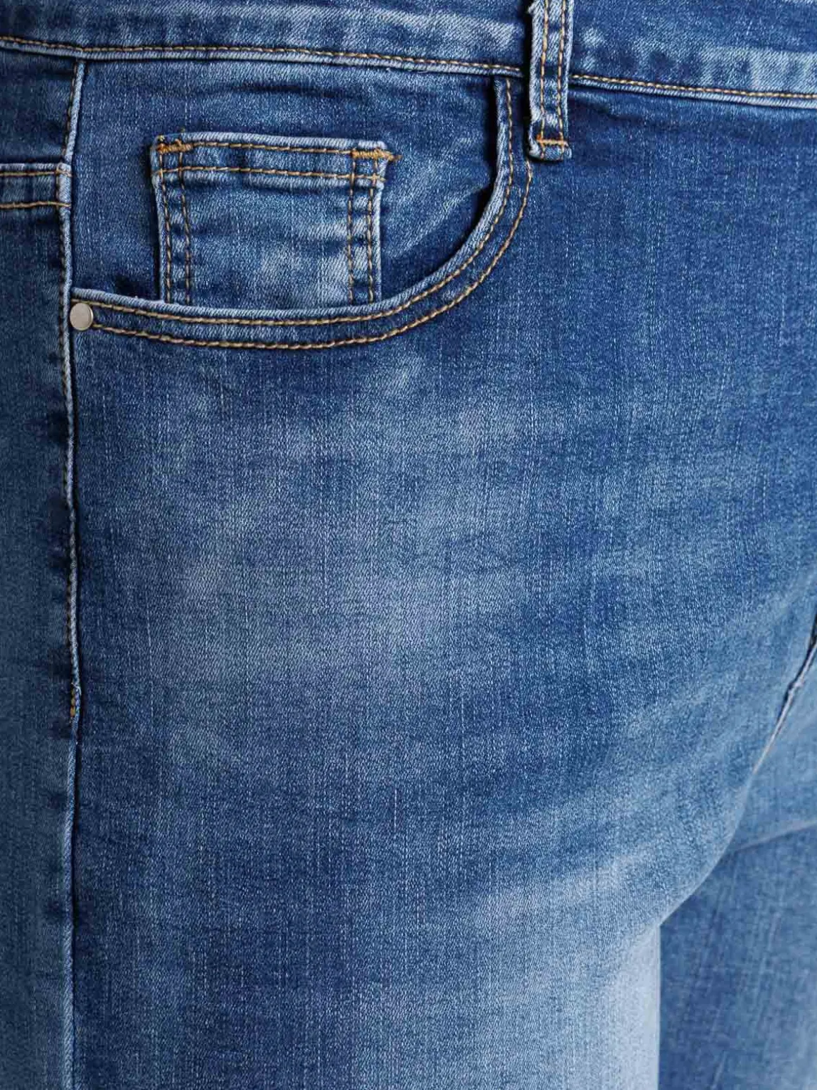Jean bootcut stone grande taille femme