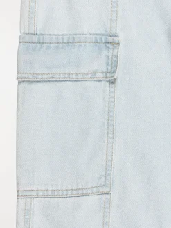 Jean cargo large fille (XXS-M)