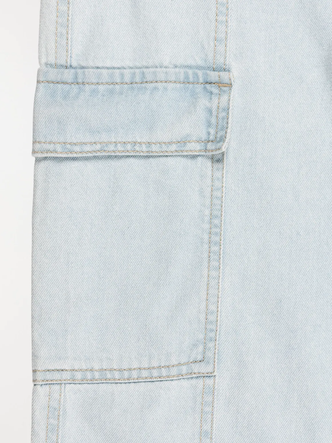Jean cargo large fille (XXS-M)