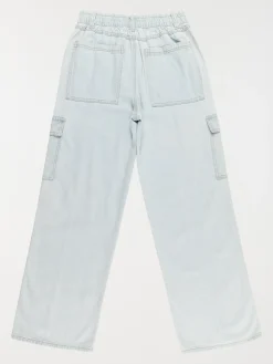 Jean cargo large fille (XXS-M)