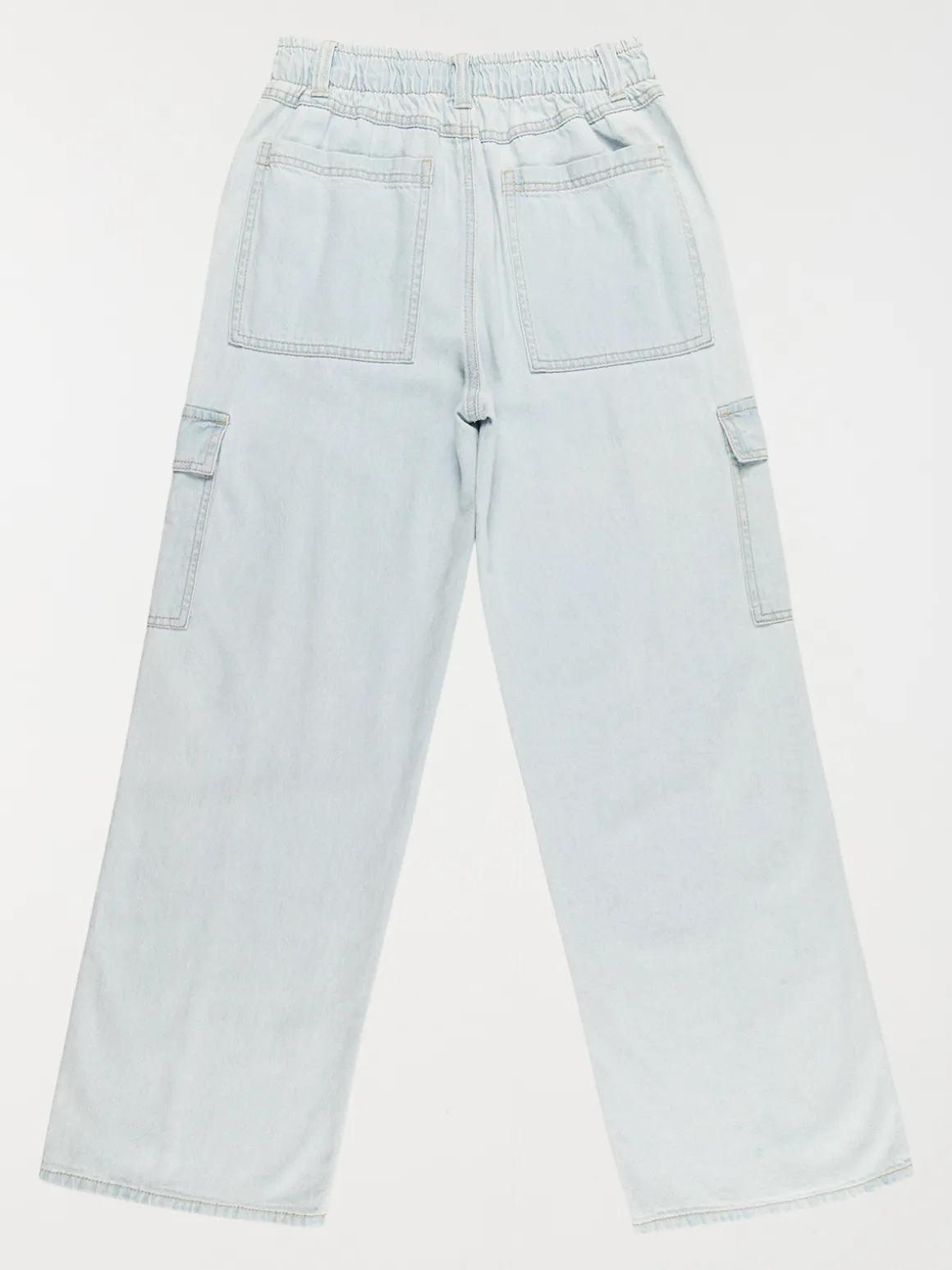 Jean cargo large fille (XXS-M)