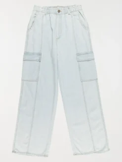 Jean cargo large fille (XXS-M)