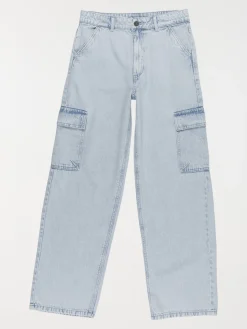 Jean cargo wide leg fille (XXS-M)