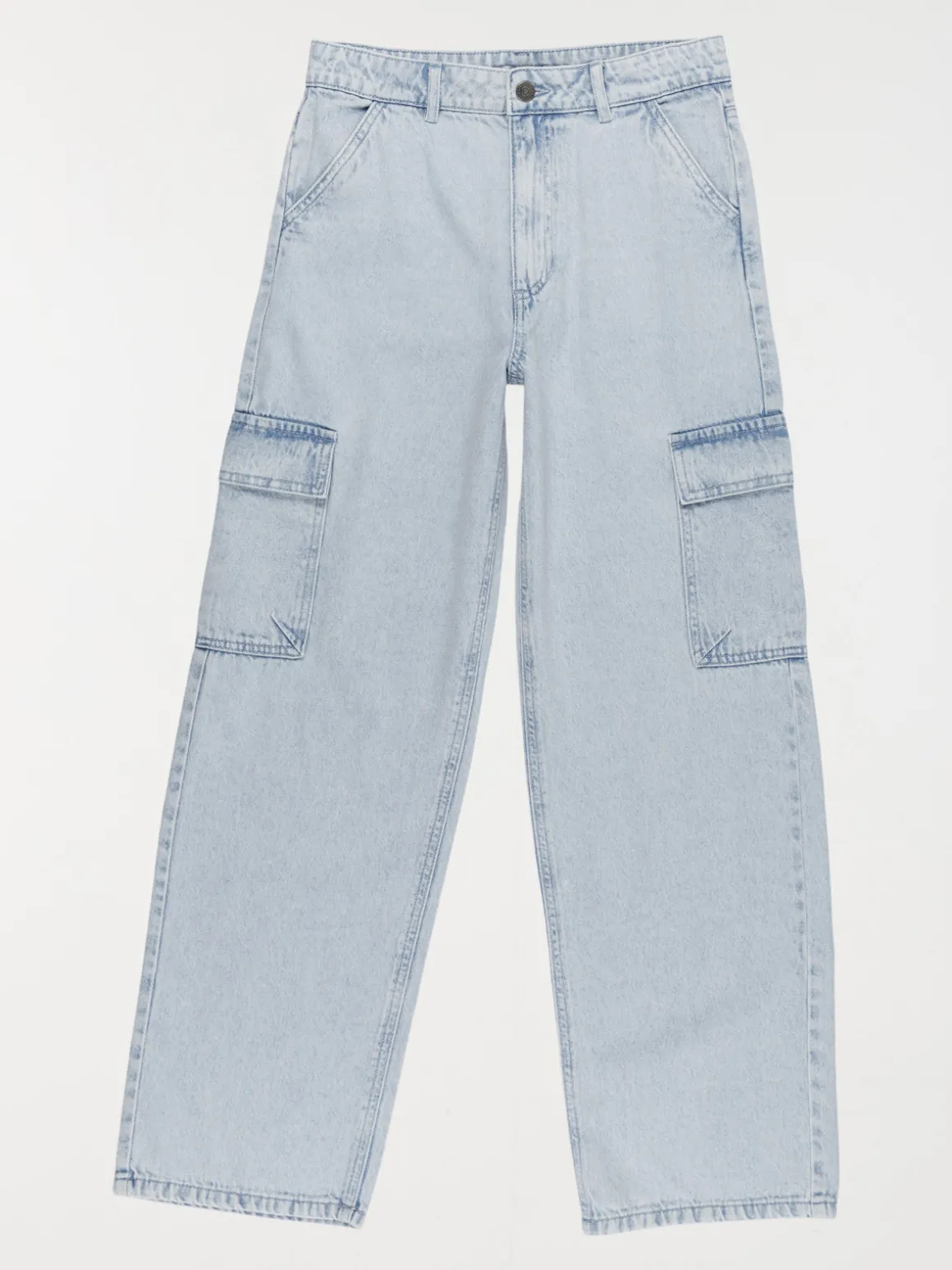 Jean cargo wide leg fille (XXS-M)