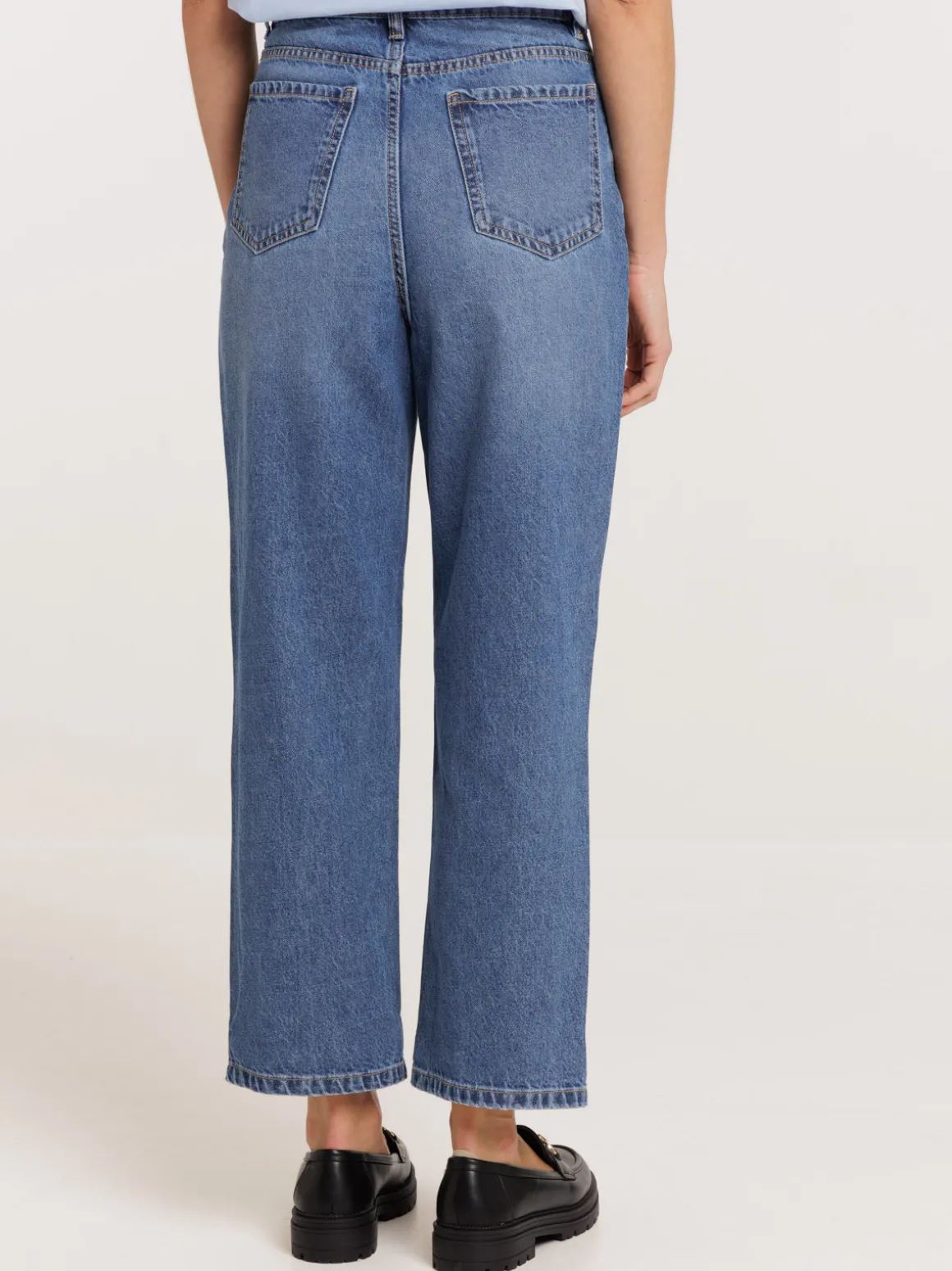 Jean coloris stone femme