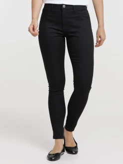 Jean coupe skinny noir femme