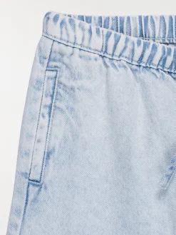 Jean fille wide leg bleach denim (3-12A)