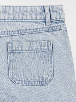 Jean fille wide leg cargo (3-12A)