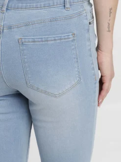 Jean flare bleached femme