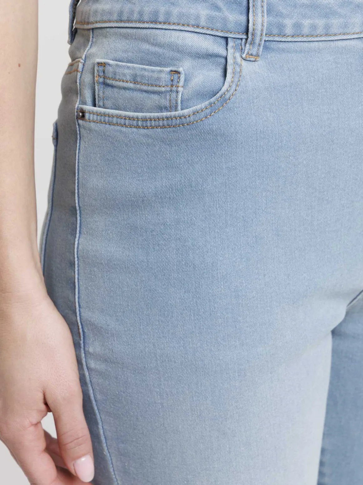 Jean flare bleached femme