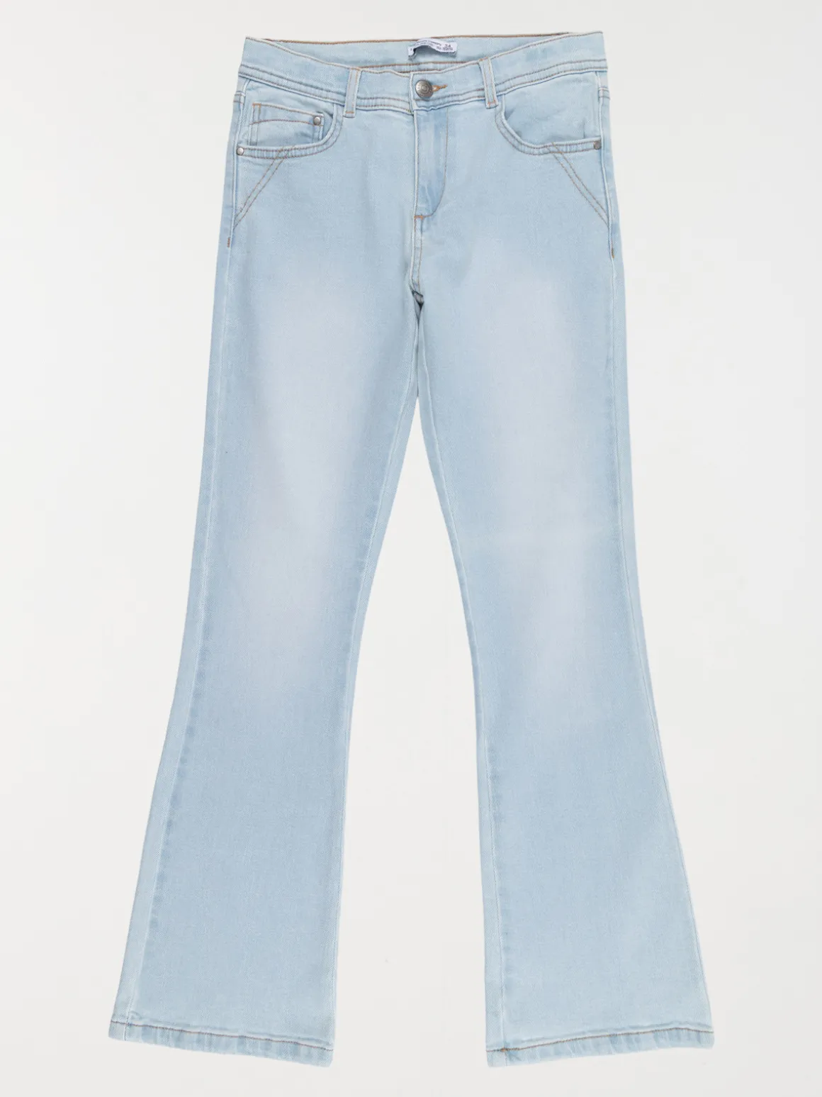 Jean flare bleached fille (XXS-M)