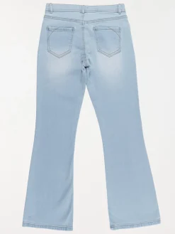 Jean flare bleached fille (XXS-M)