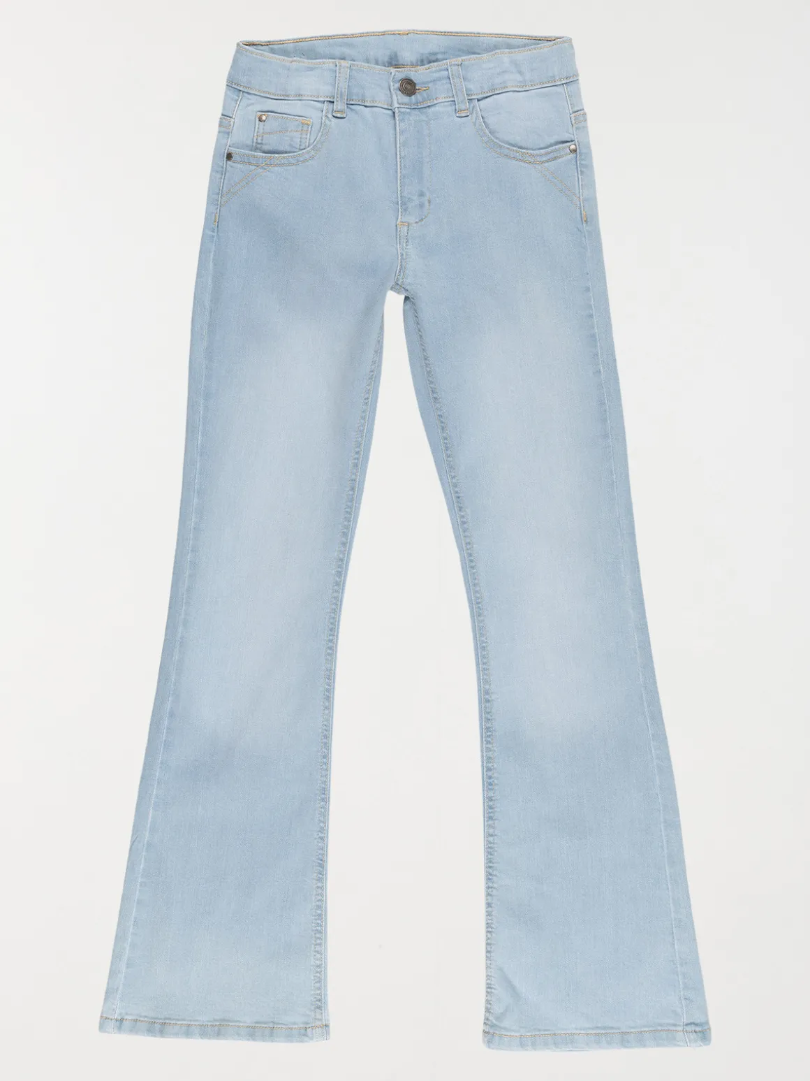 Jean flare bleached fille (XXS-M)