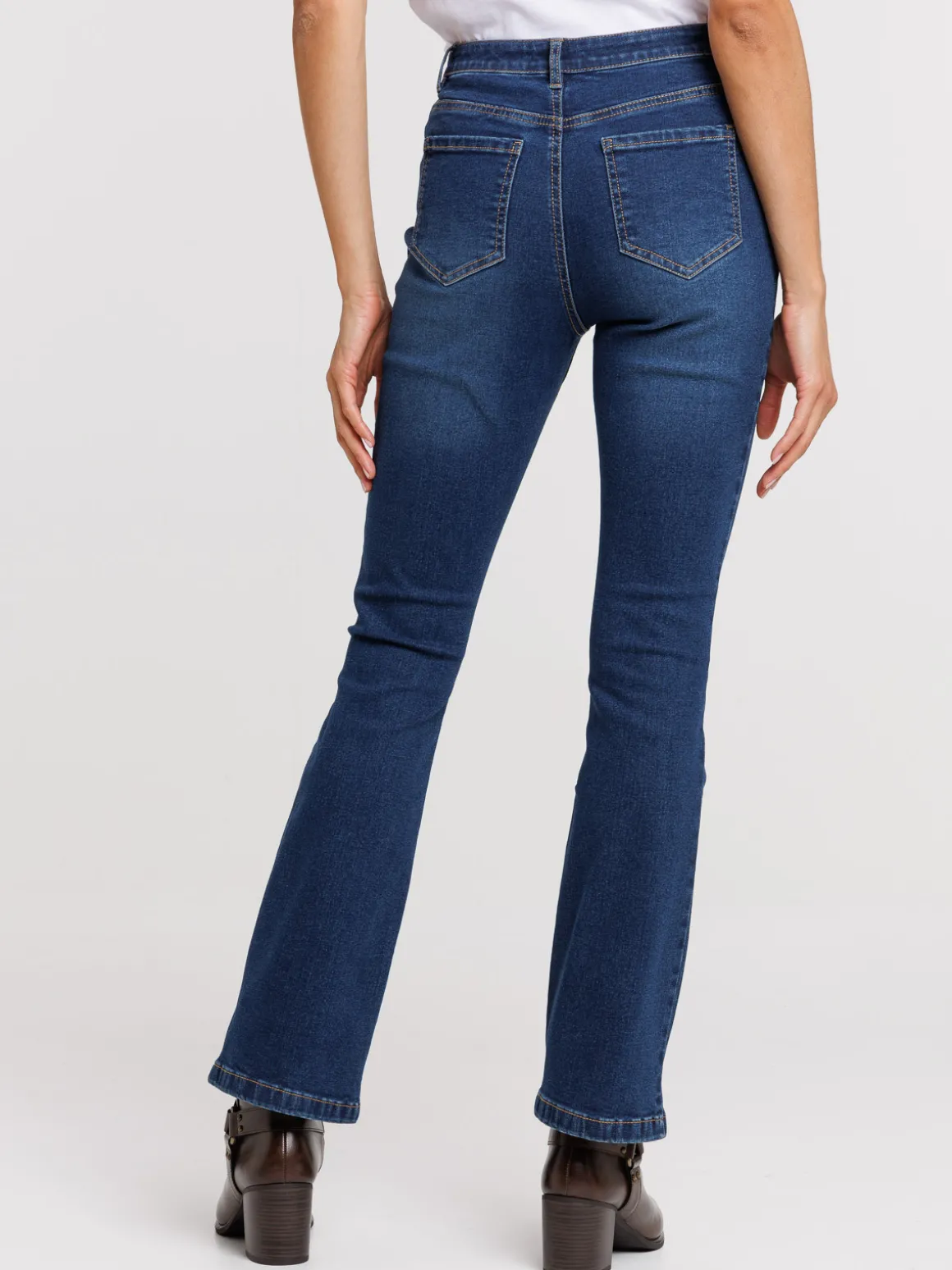 Jean flare brut femme