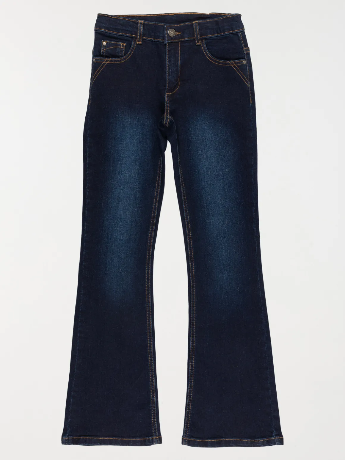 Jean flare brut fille (XXS-M)