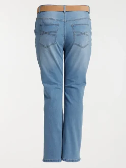 Jean flare grande taille femme
