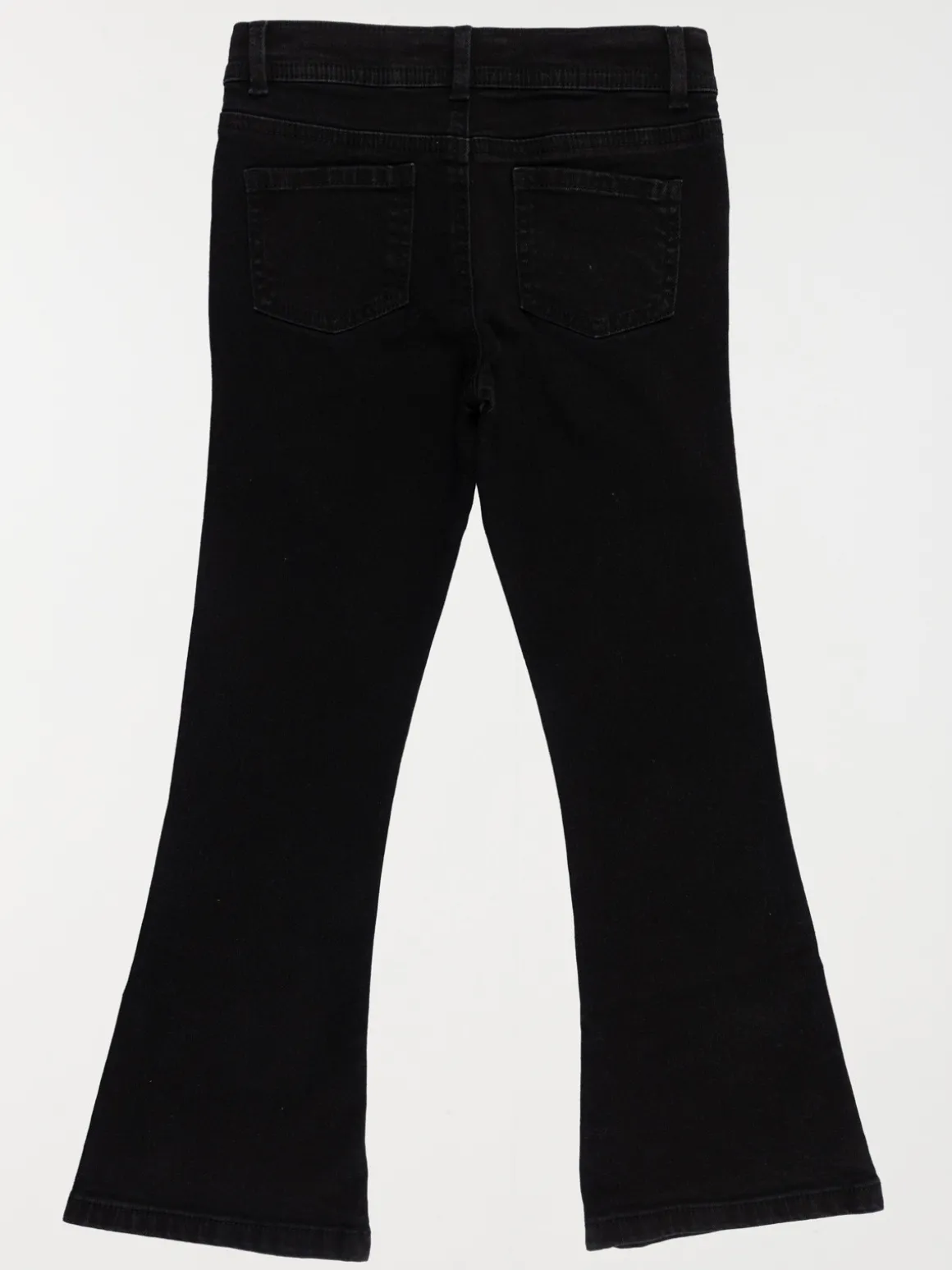 Jean flare noir fille (3-12A)