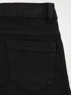 Jean flare noir fille (XXS-M)
