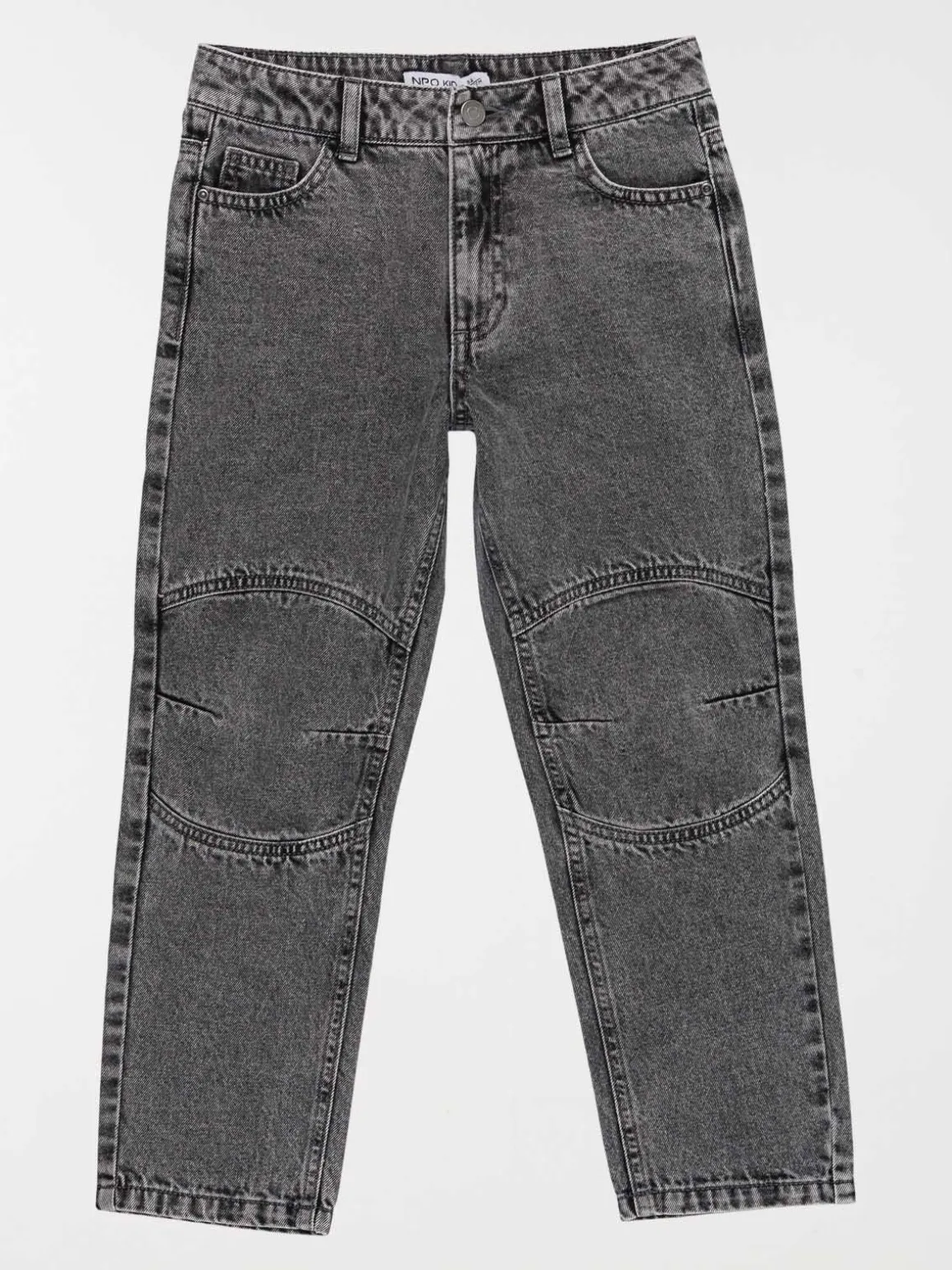 Jean gris relaxed garçon (3-12A)