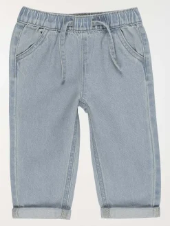 Jean élastiqué bleach fille (3-36M)
