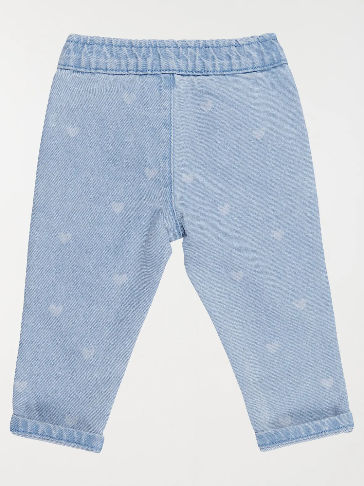 Jean motif coeur fille (6-36M)