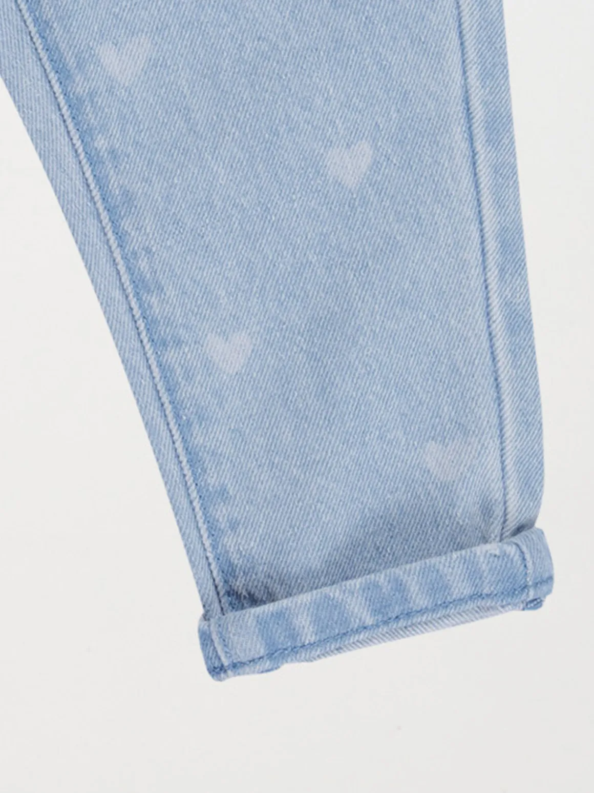 Jean motif coeur fille (6-36M)