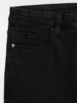 Jean noir slim grande taille homme