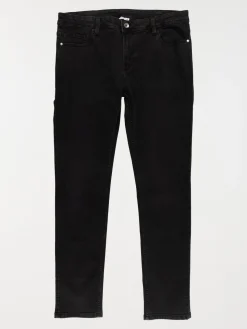 Jean noir slim grande taille homme