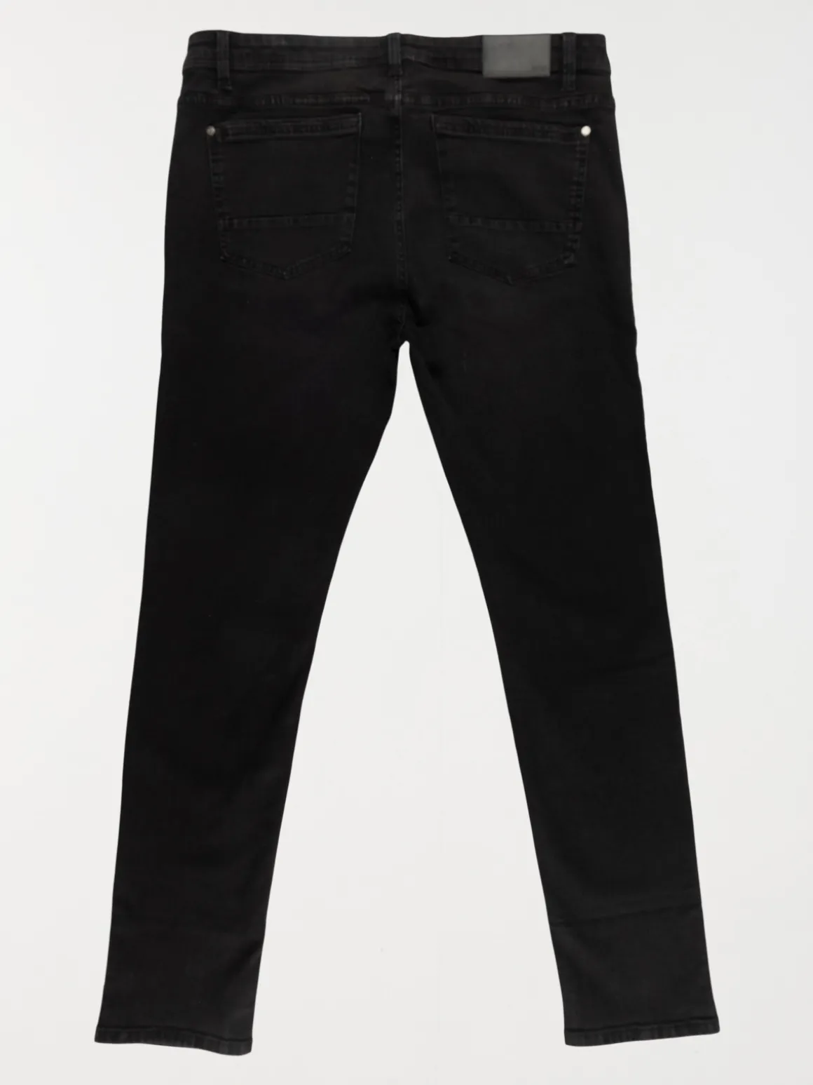 Jean noir slim grande taille homme