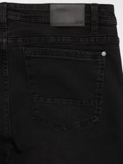 Jean noir slim grande taille homme