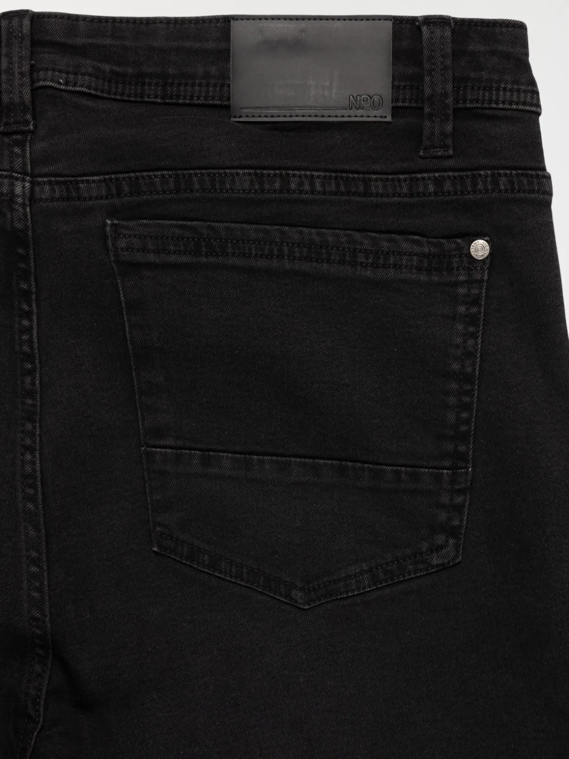 Jean noir slim grande taille homme