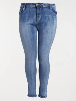 Jean push up brut grande taille femme